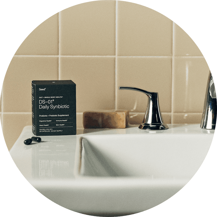 DS-01 on a bathroom sink