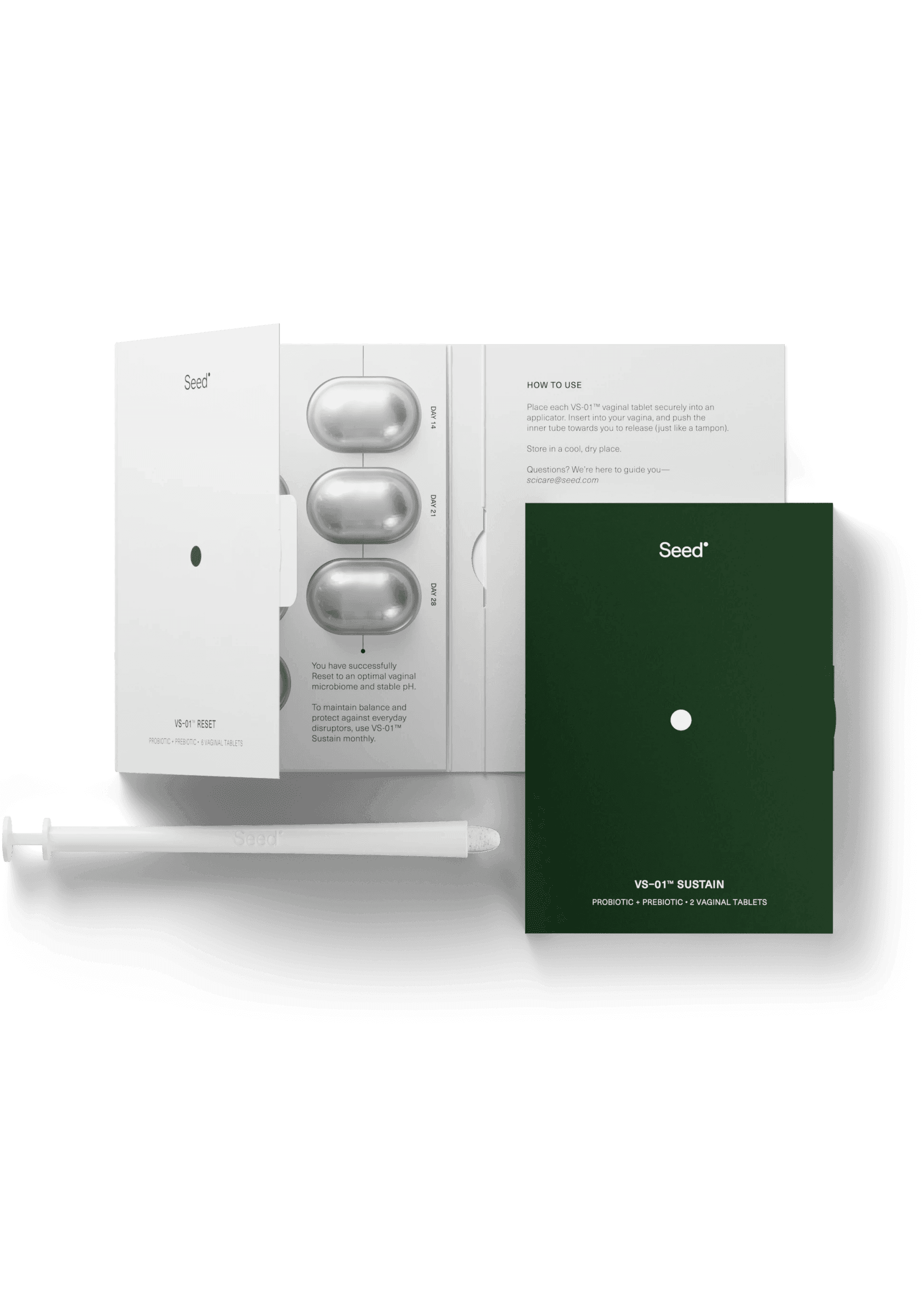 VS-01 Open Reset Box with Closed Sustain Box and Applicator